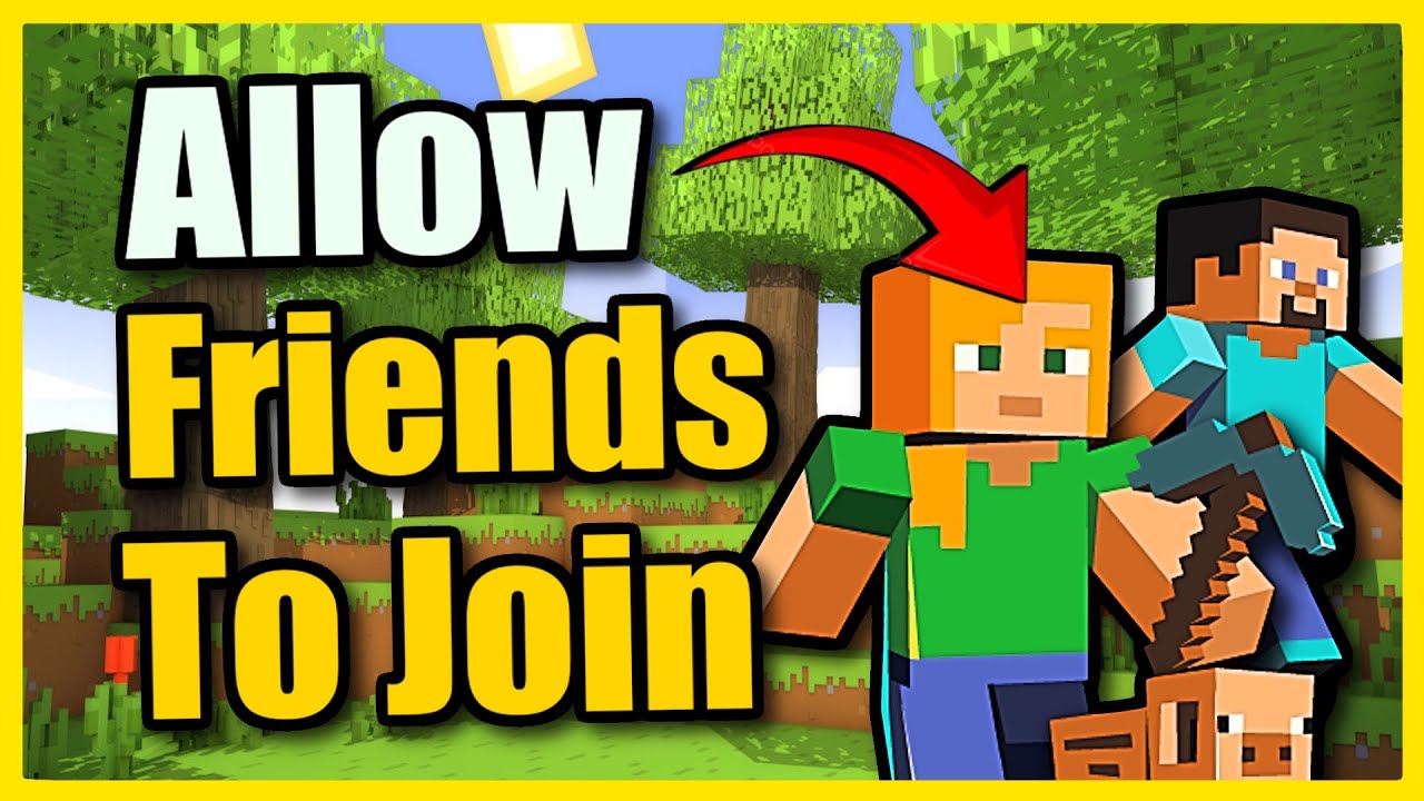 How to Allow Friends to Join Minecraft World & Turn On Multiplayer (Easy Settings)