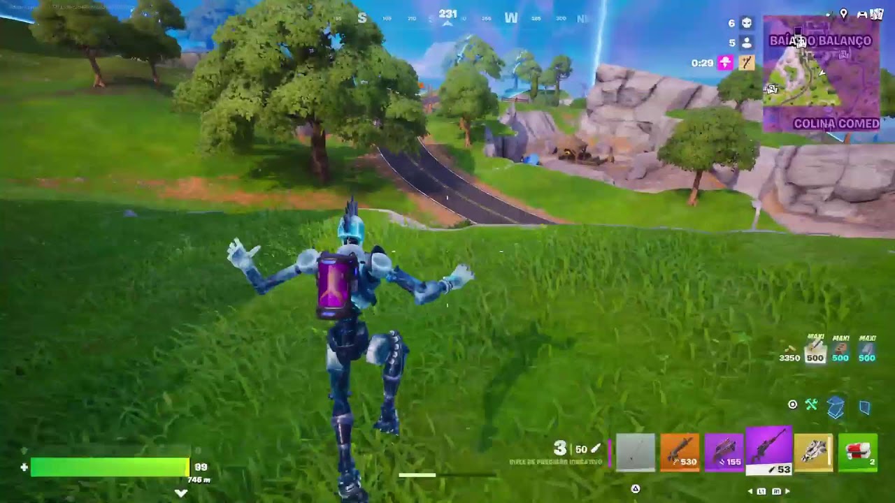 Jogando fortnite no PS5