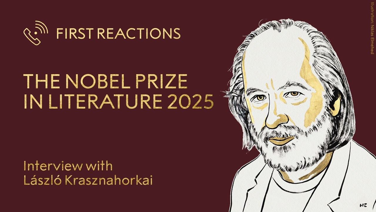 First reactions | László Krasznahorkai, Nobel Prize in Literature 2025 | Telephone interview