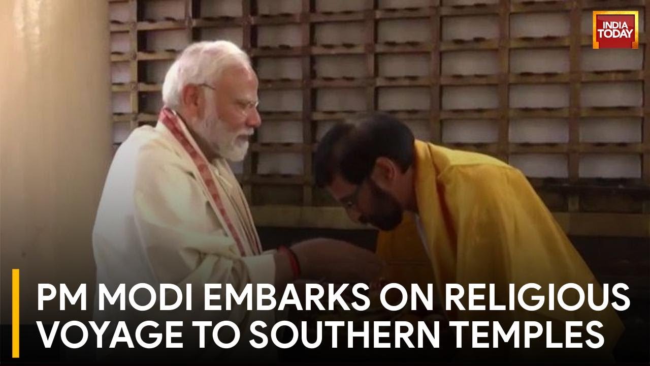 PM Modi's Spiritual Tour Across Prominent South Indian Temples