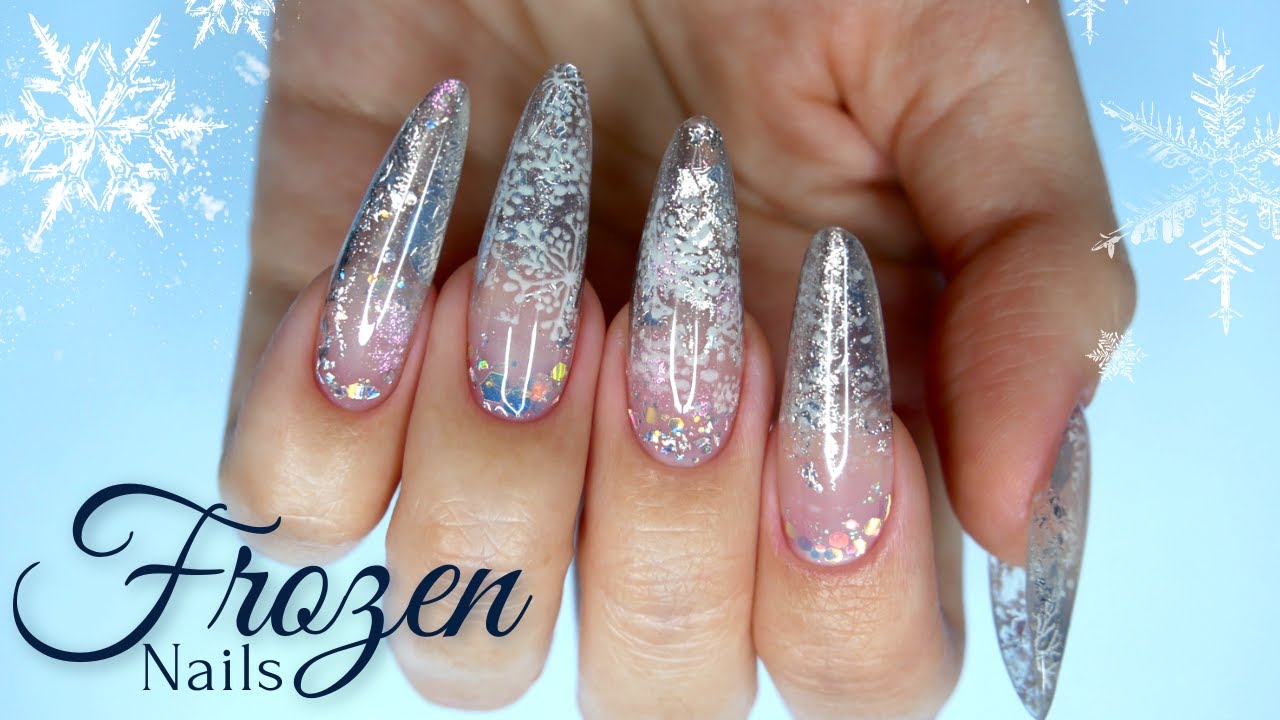Une Pose Givrée pour NOËL : Stamping, Incrustations, Foils⎟❄️ TUTO CHABLON ❄️
