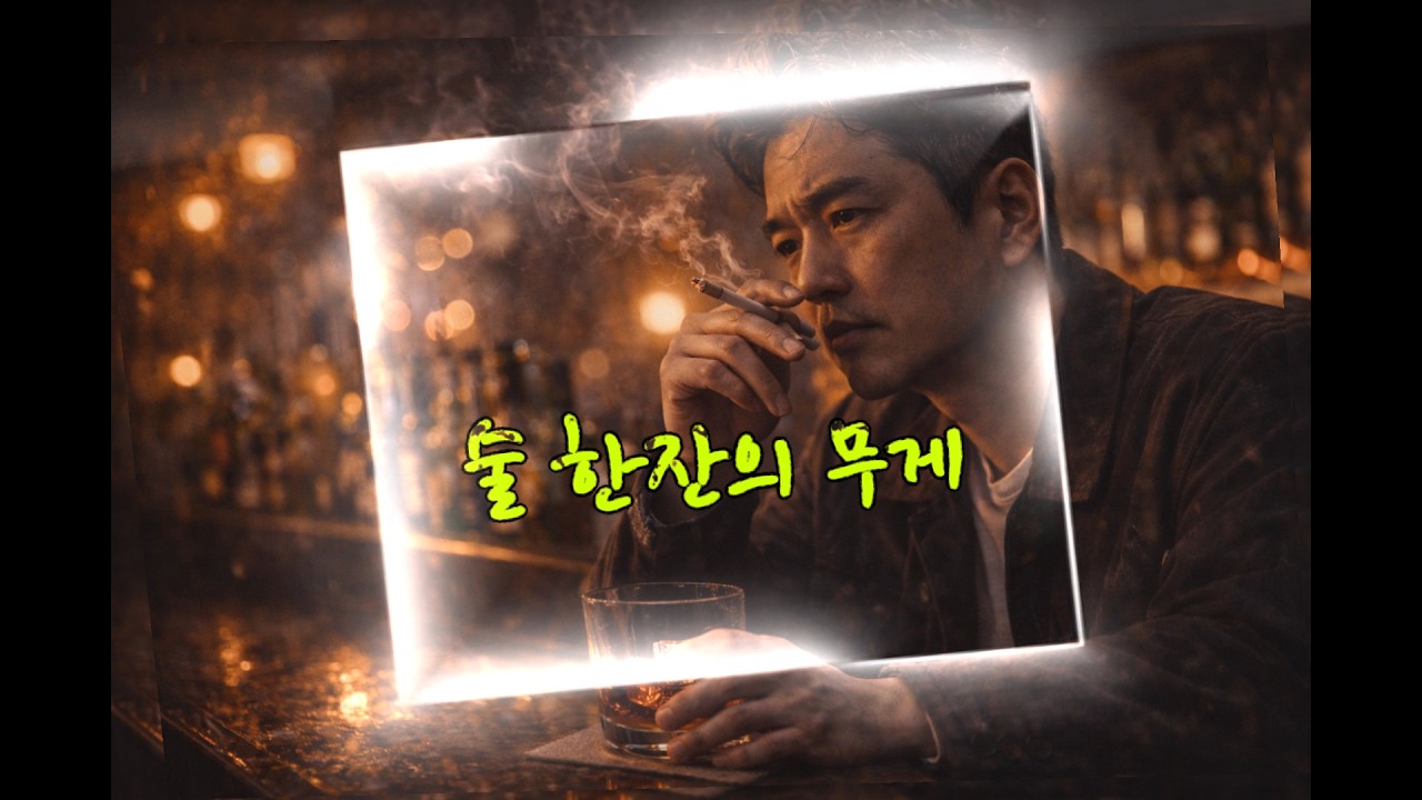 술 한 잔의 무게{2곡.연속.풀버전}JIN🎧술잔보다 더 무겁게 내려앉습니다.