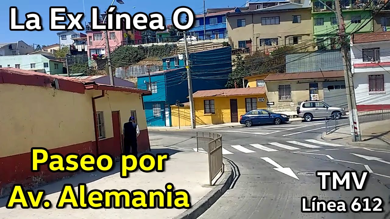 Especial Gran Valparaíso #9 - TMV Línea 612 - Paseo por Av. Alemania - Mercedes LO916/Mascarello