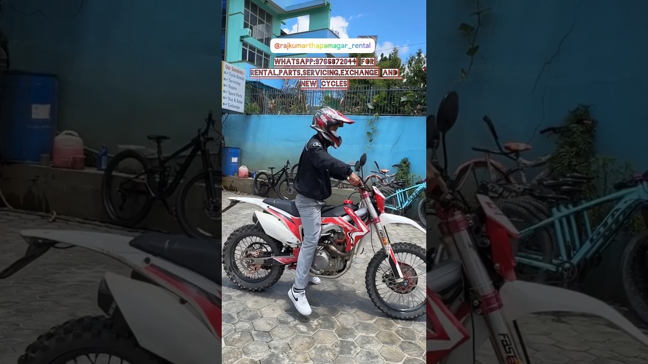 Remember us for dirtbike rental,sell and exchange contact:Raj Kumar Thapa Magar Dirtbike Rental