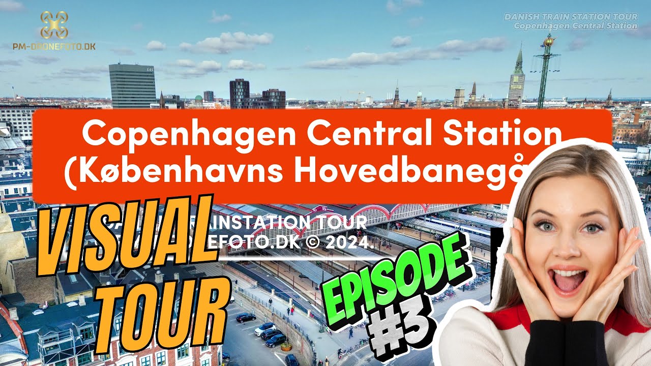 4K - Danish Train Station Tour - Ep. 3: Københavns Hovedbanegård / Copenhagen Central Station.