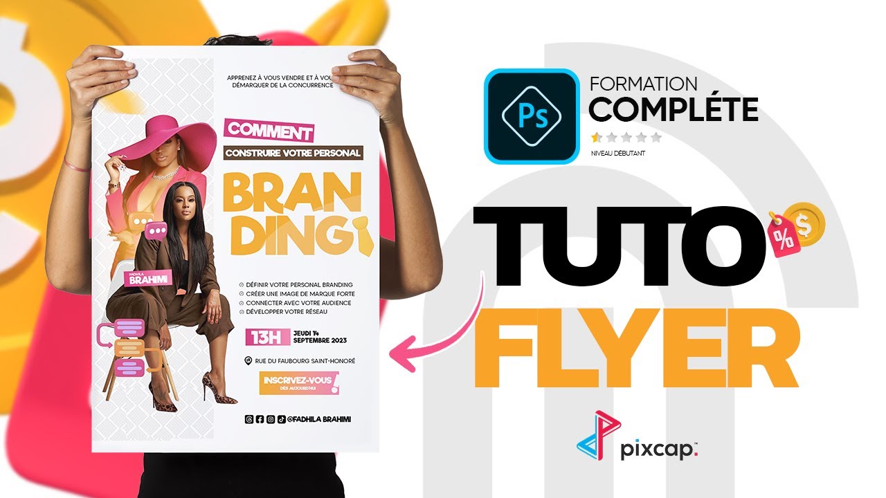 Comment monter un flyer facilement sur Photoshop