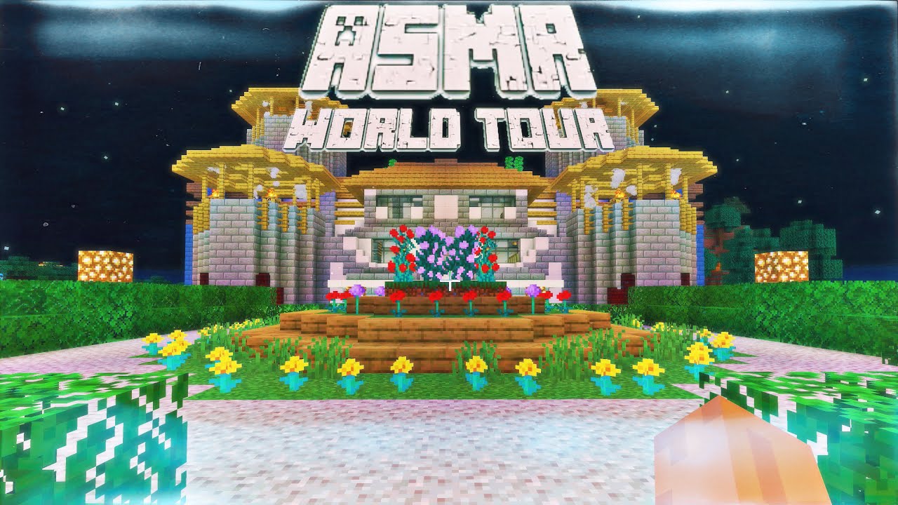 ASMR Minecraft | CRAZY Realm World Tour | Ep.1