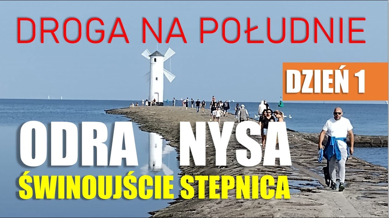 Droga na południe - szlak rowerowy Odra Nysa - Dzień 1: Świnoujście Stepnica (R10, Blue Velo)