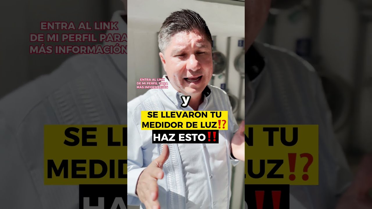 ⚡ La CFE se llevó tu medidor de luz⁉️ HAZ ESTO ✅