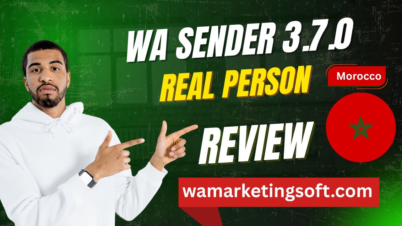 WA Sender Review by Morocco User | Real WhatsApp Marketing Software Testimonial