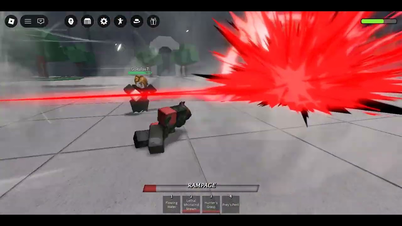 1v1 with my little brother#roblox #tbs #1v1 #kj #srongest hero