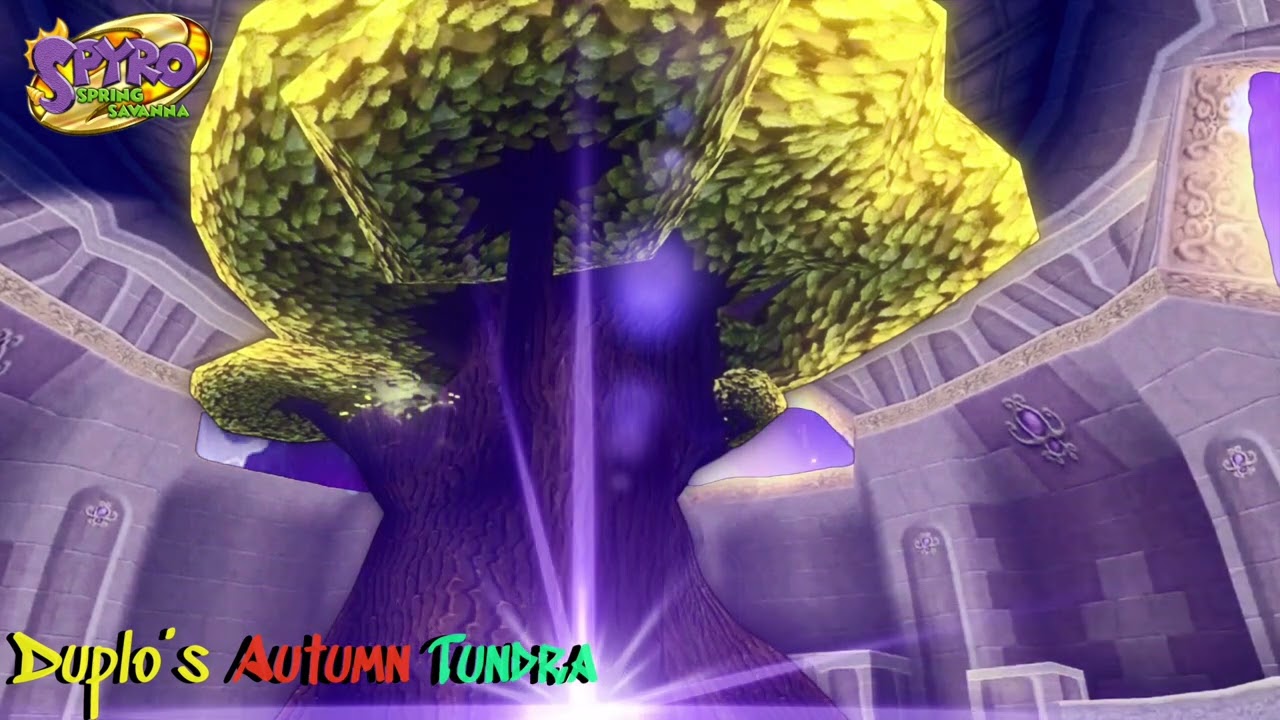 Spyro 2: Spring Savanna HomeWorld Theme (Extended 1 Hour) Rain & Thunder Edition ⛈️