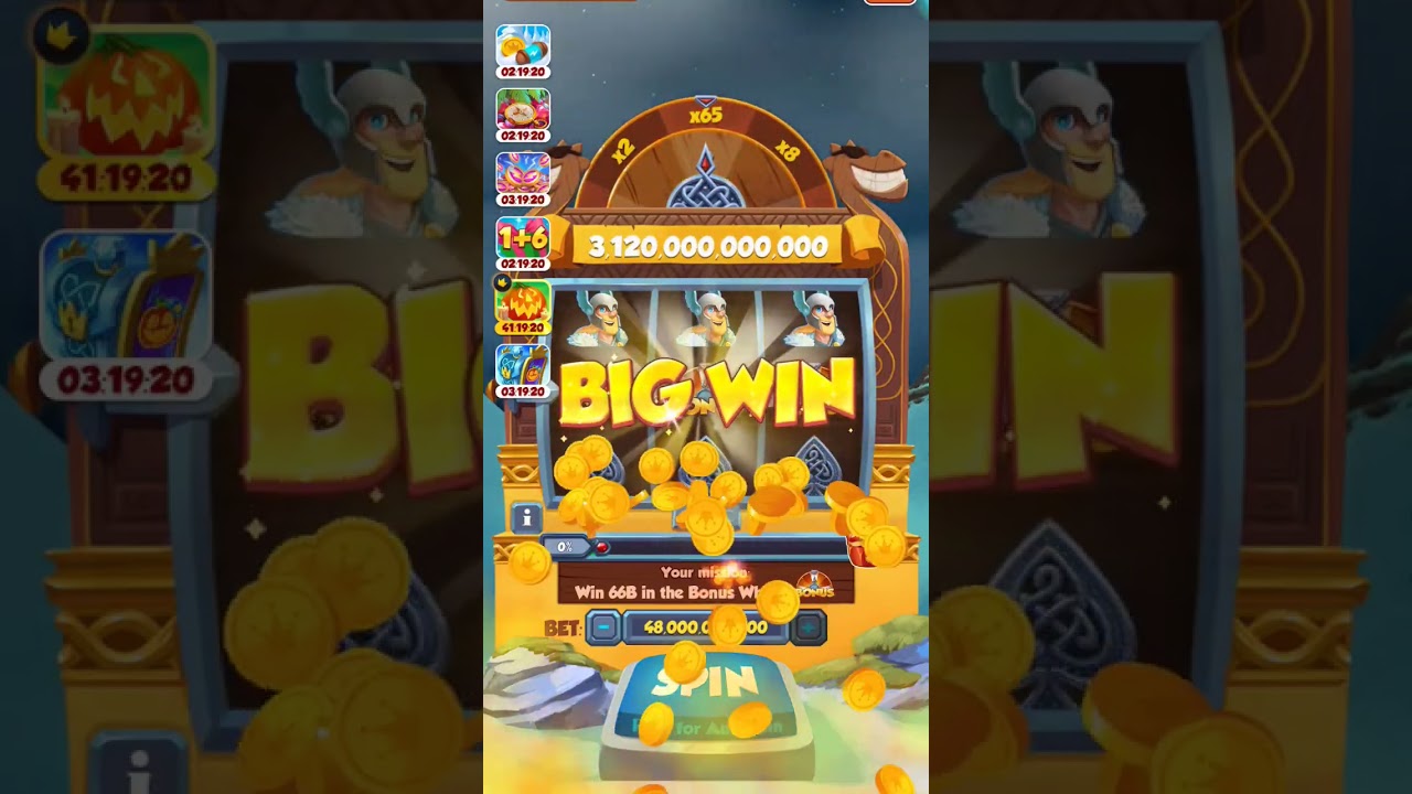💥 coin master #coinmaster 💥 Bonus wheel 65 up to t great coins 💥 amazing reward