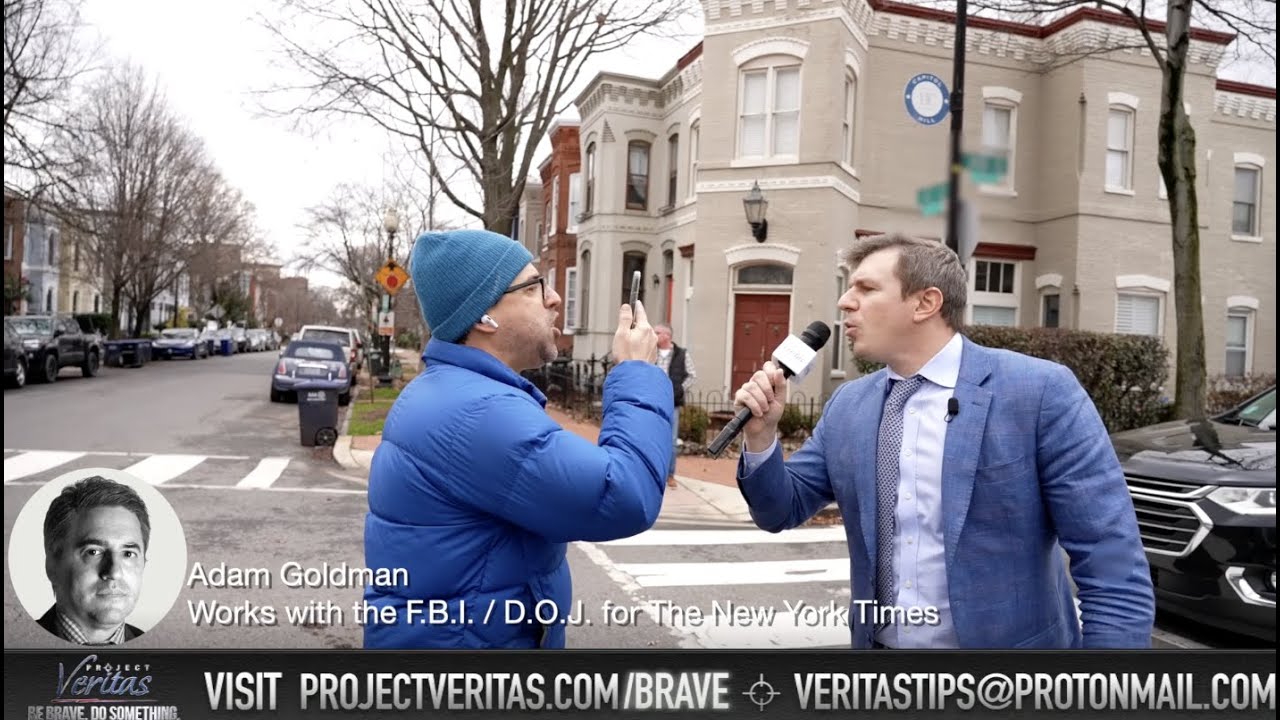 James O'Keefe Confronts NYT Journalist&trade; Adam Goldman About Emails Obtained by Judicial Watch