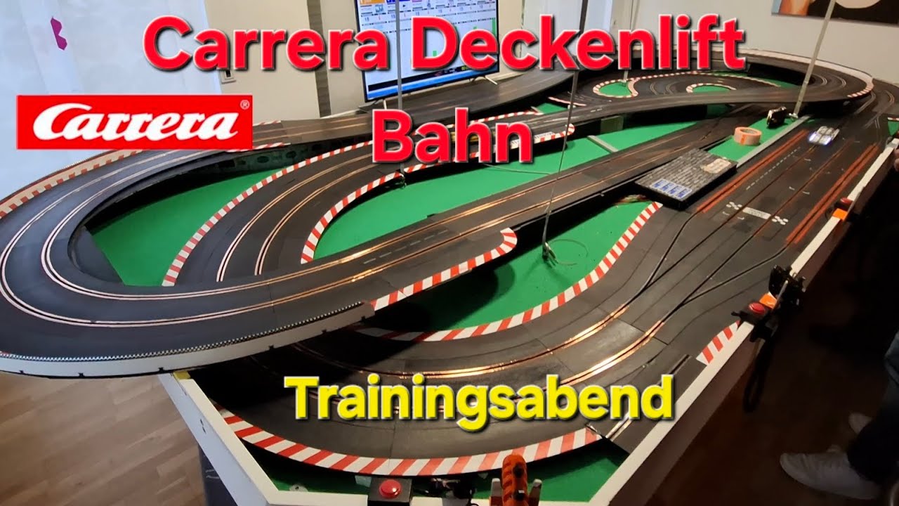 Цифровая трасса CARRERA с потолочным подъемником — мы снова здесь гоняем уже год! Slotracing Boyl...