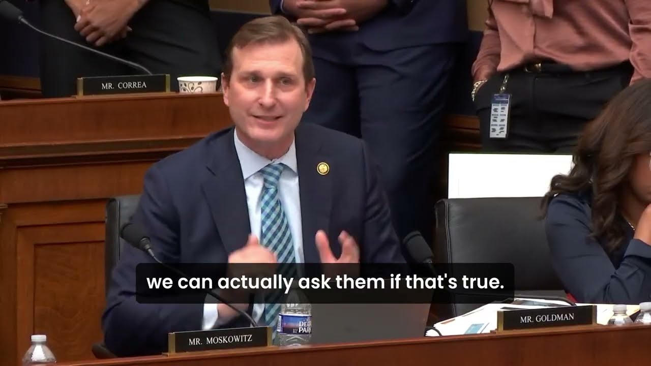 Rep Dan Goldman Questions Attorney General Pam Bondi