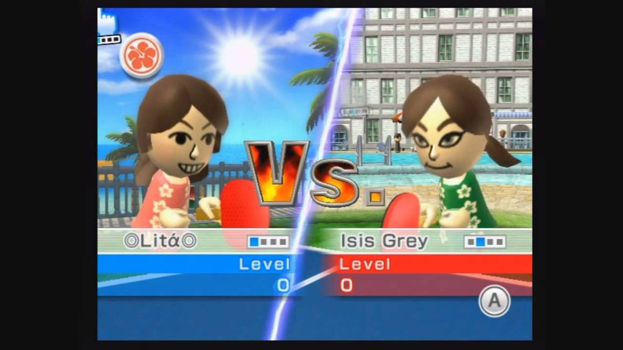 Wii Sports Resort Ping Pong Tournament *Full Video*