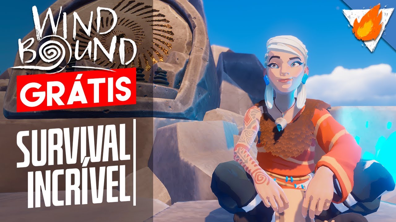 GRATUITO!!! JOGO DE SOBREVIV&Ecirc;NCIA INCR&Iacute;VEL | WINDBOUND GAMEPLAY PT-BR | BIZOIADA