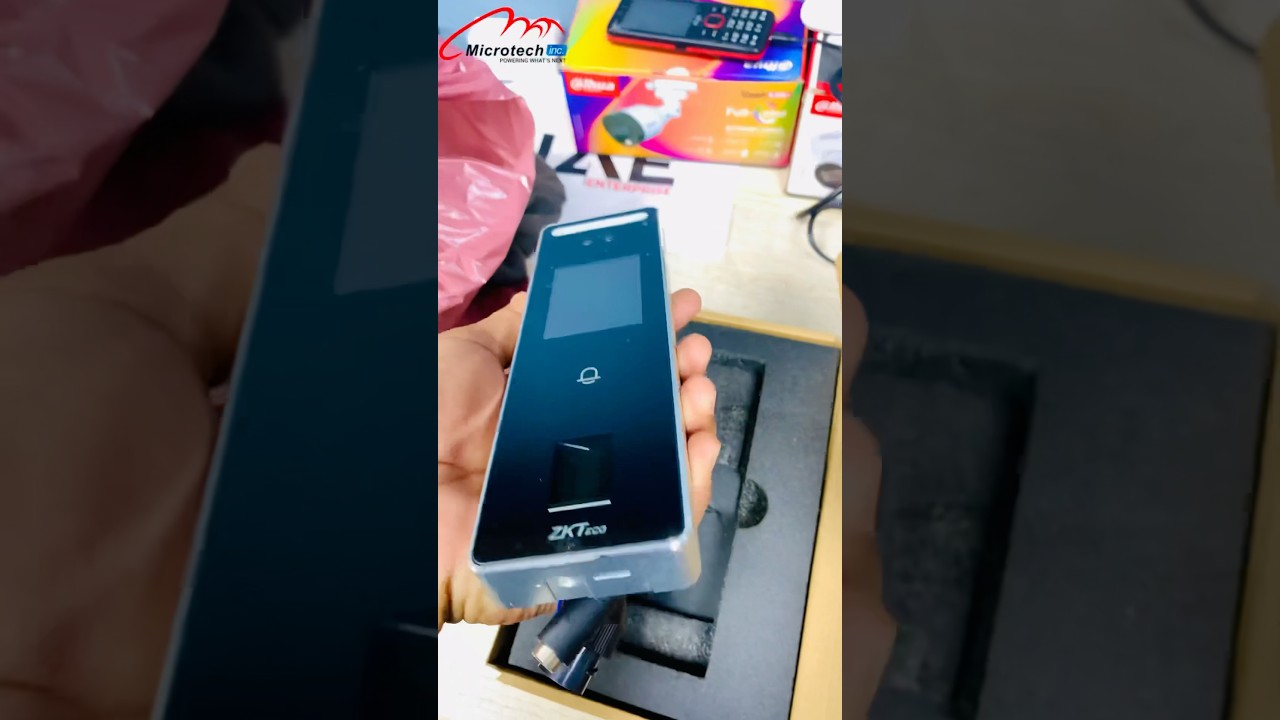 Unboxing ZkTeco SpeedFace V3L Zkteco | SpeedFace V3L #Shorts