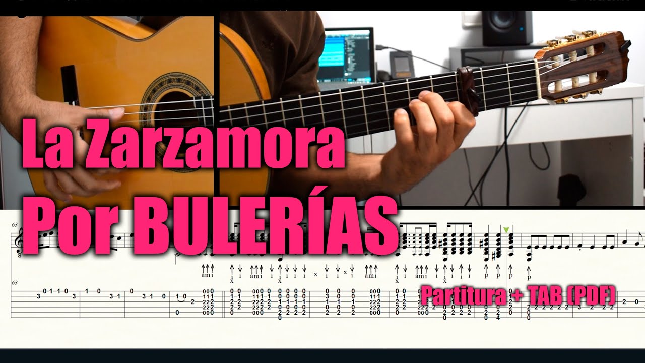 La ZARZAMORA / Por BULERíAS / Partitura + TAB (PDF)