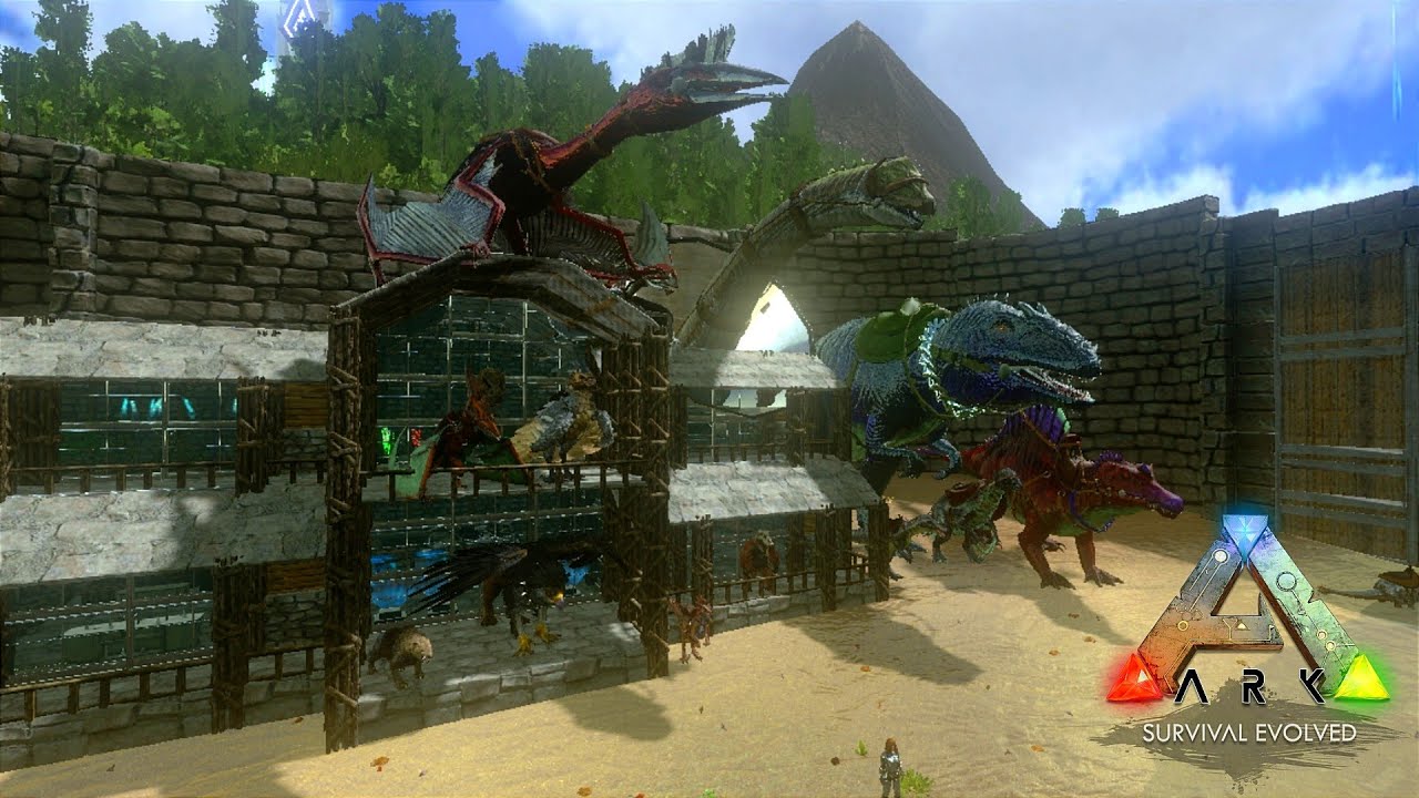 Tour Pela Base de 100 Days  ARK Survival Evolved Mobile