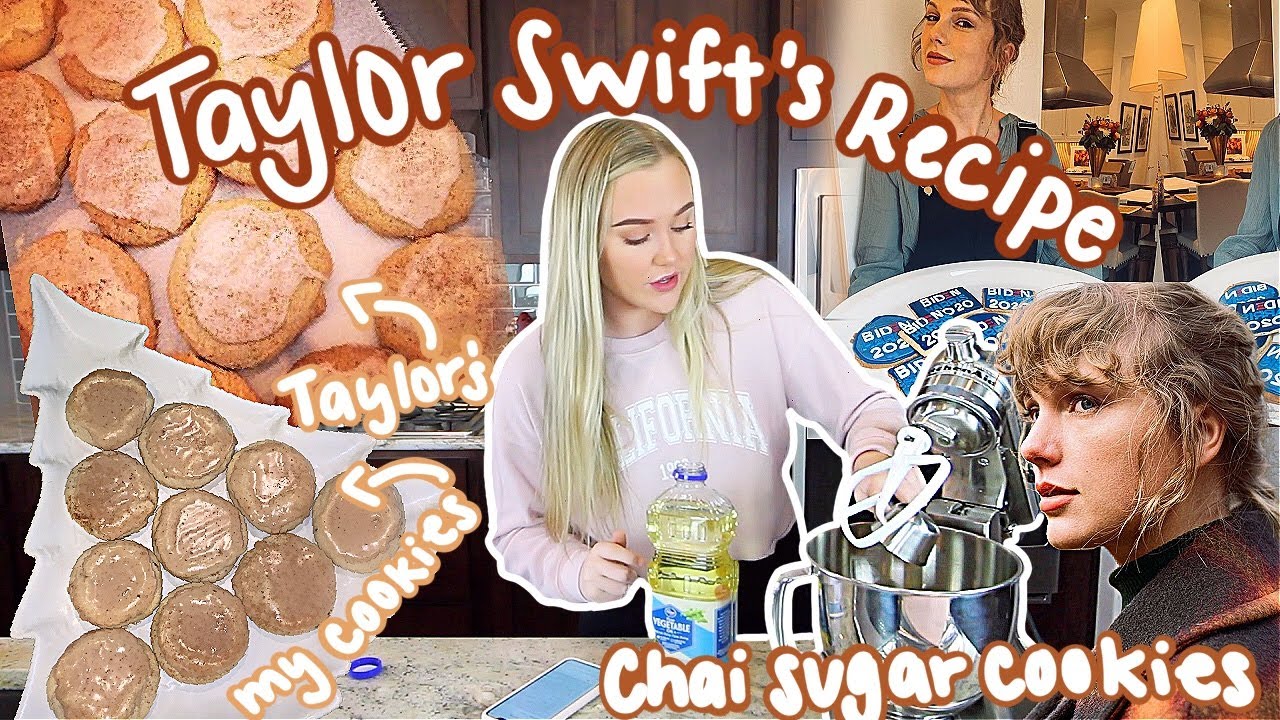 Making Taylor Swift's Cookie Recipe | Holiday Chai Sugar Cookies Recipe