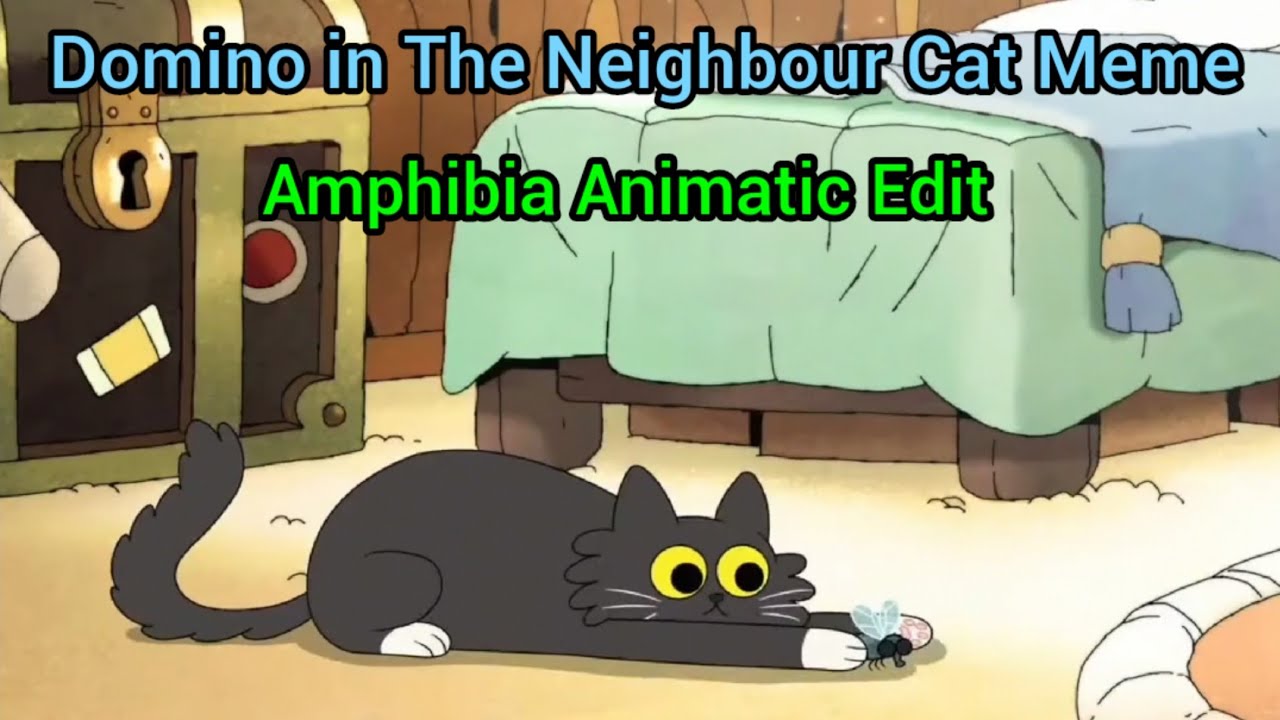 Domino in The Neighbour Cat Meme (Amphibia Animatic Edit)