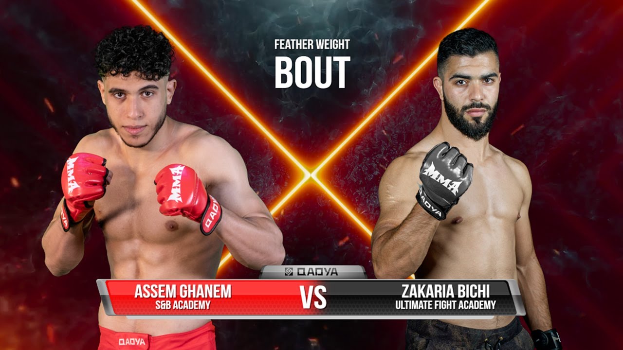 Zakaria Bichi vs. Assem Ghanem | FULL FIGHT | #Qadya #Qadya002 #mma #fight #fightnight