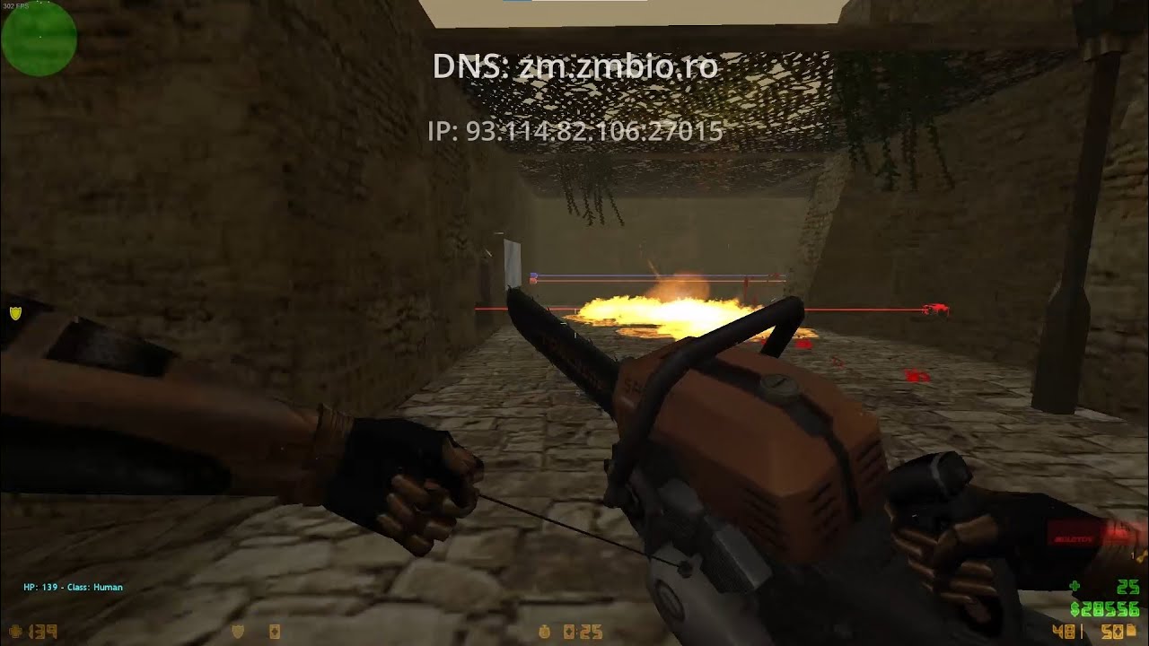 Counter-Strike 1.6 | Zombie Mode | BIohazard | Balanced | Hev | Chainsaw | Smoker 