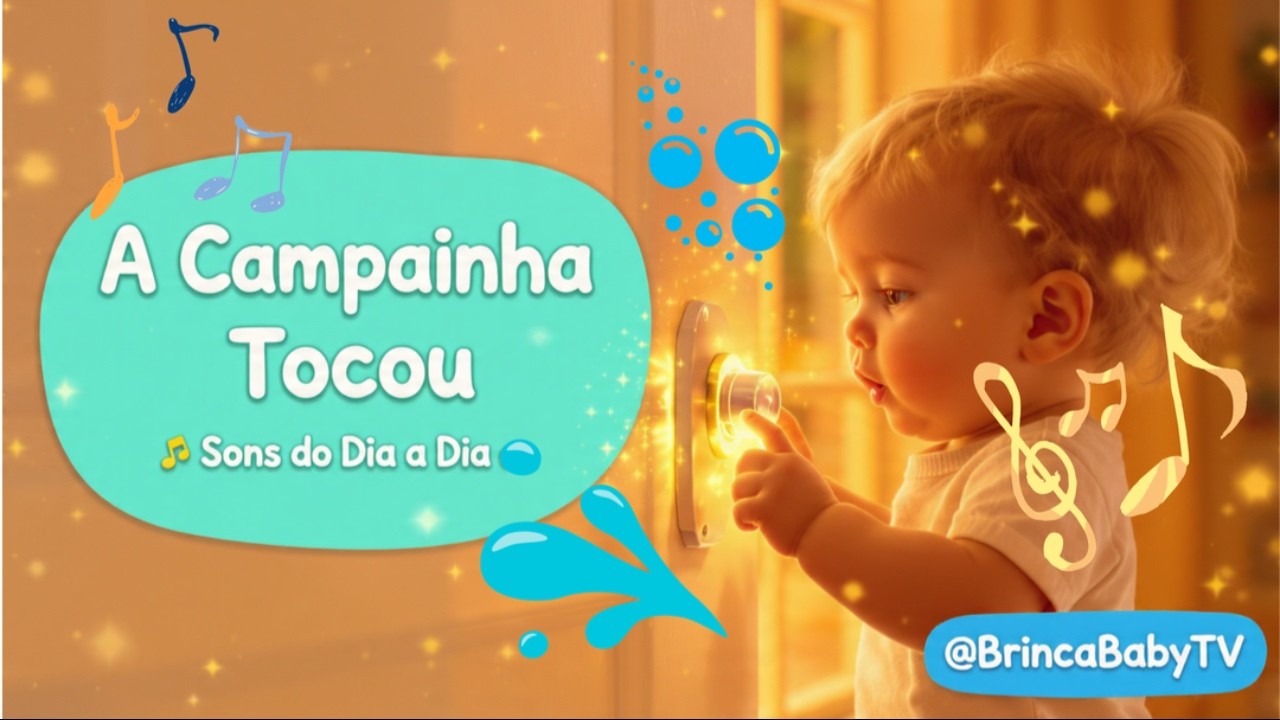 A Campainha Tocou | Música Infantil com Sons do Dia a Dia #brincababytv #músicainfantil #youtubekids