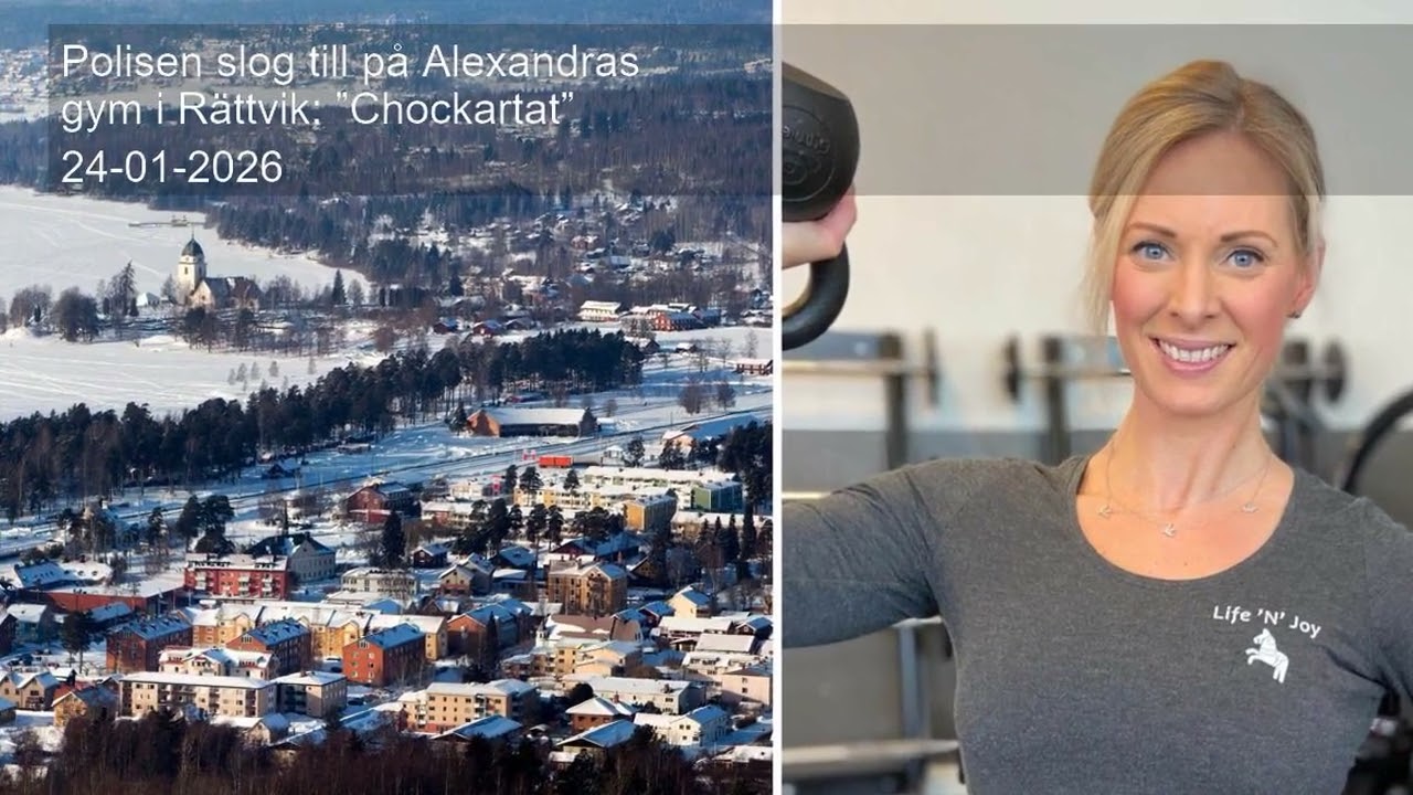 Polisen slog till på Alexandras gym i Rättvik: ”Chockartat”