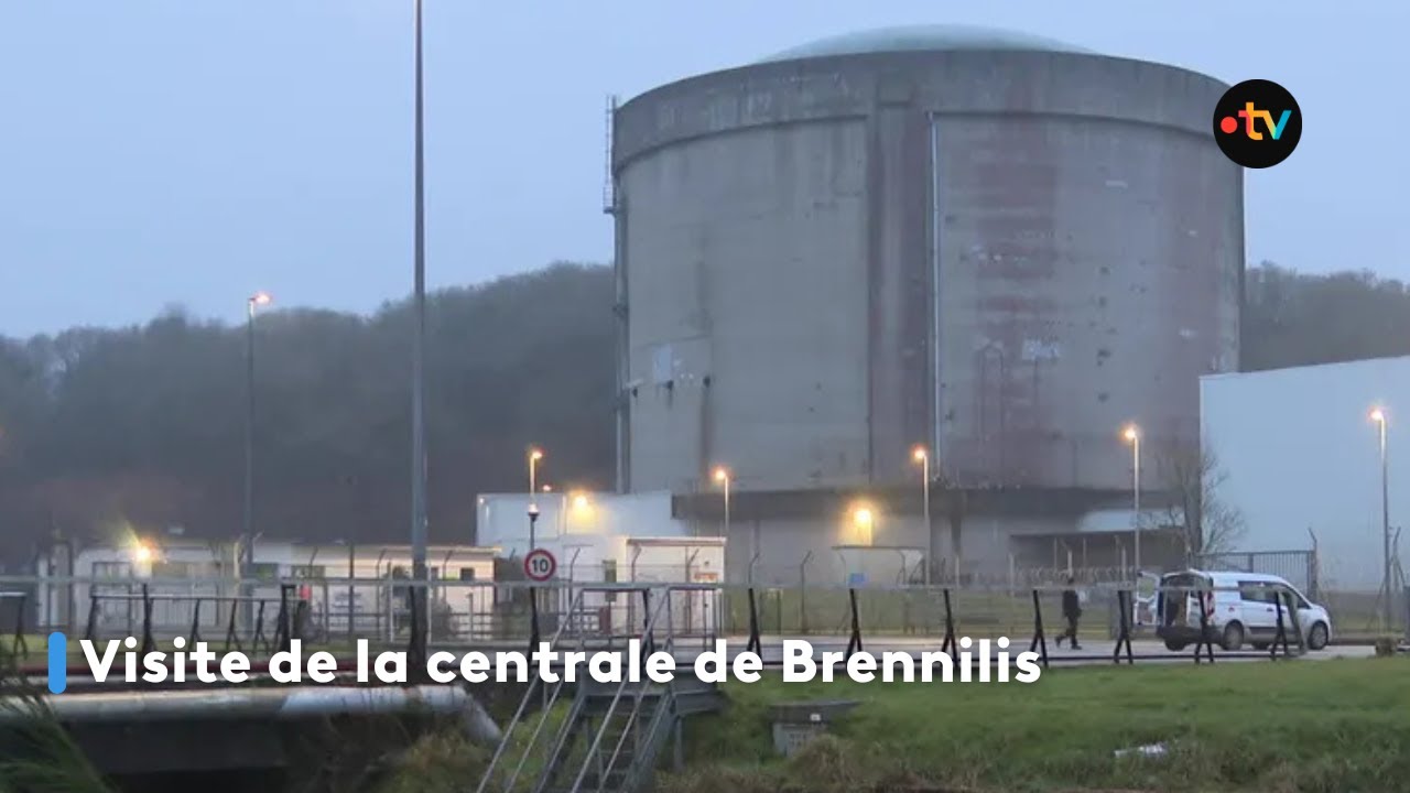 Visite de la centrale de Brennilis