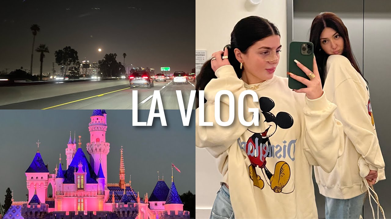 LA VLOG 3: drive with us & going to Disneyland !!