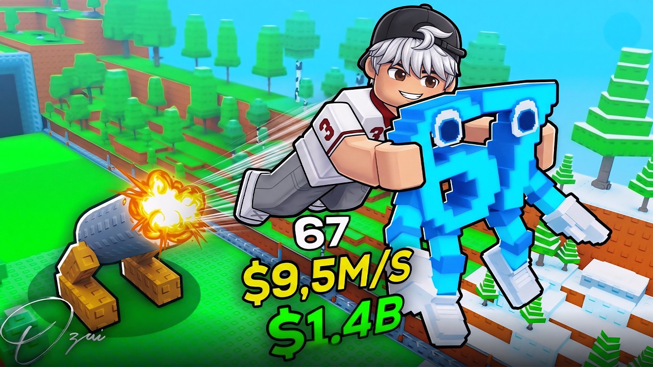 Roblox Lekin Men Ukam Bilan Pushkada Uchib Eng Qimmat Brainrotni O'g'irlaymiz!