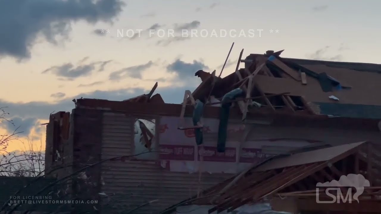 3-31-23 Sherman Illinois homes lost in tornado w/sots