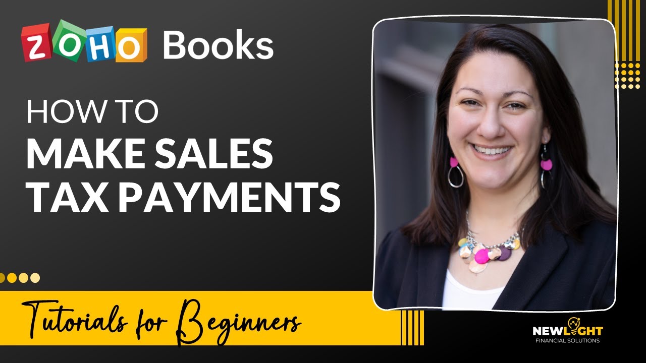 How to Record Sales Tax Payments in Zoho Books: Step-by-Step Tutorial