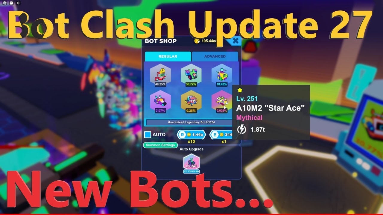 Bot Clash Update 27 | New Region New Bots New Mech Parts!