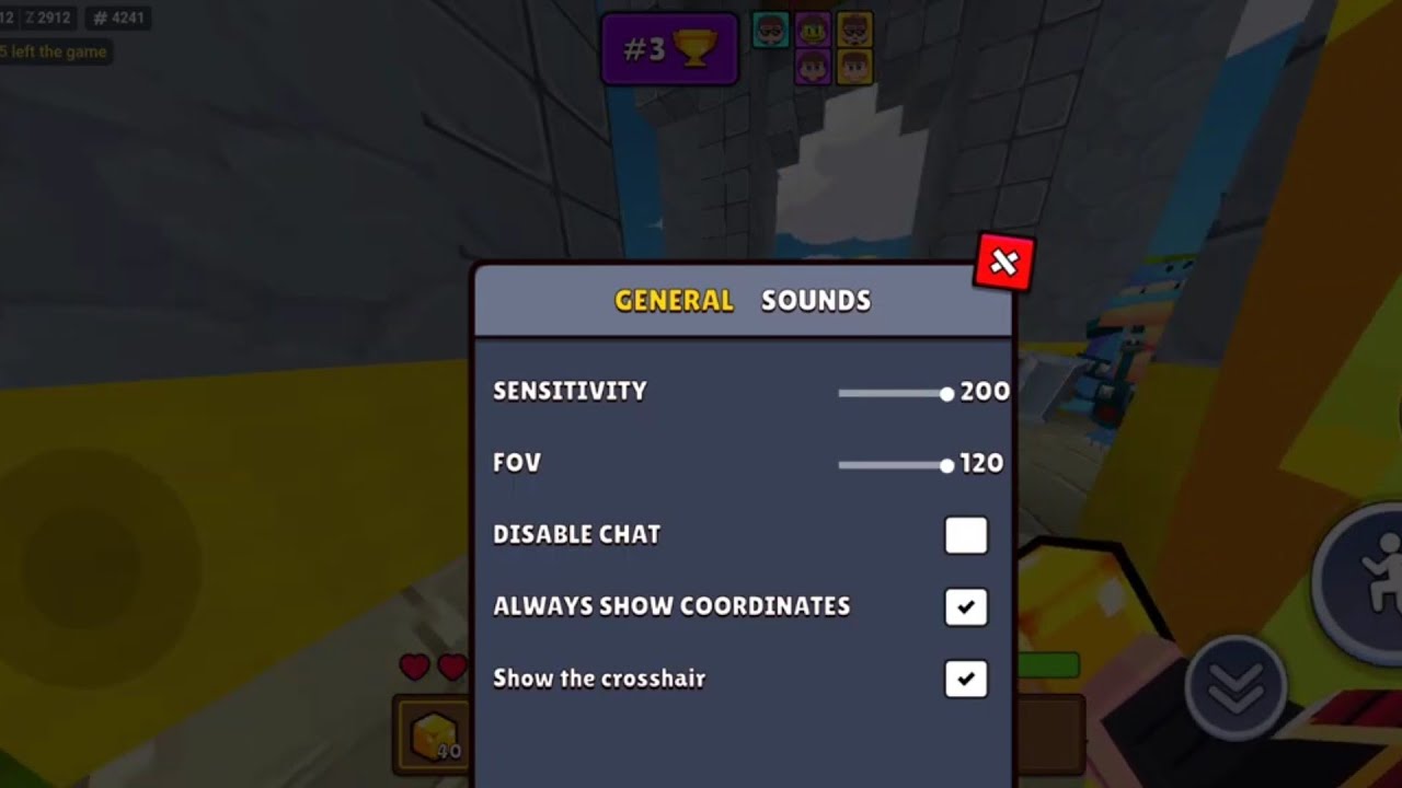 Bed Wars but I have to play on full sensitivity!(200)😱 I #36 I #minefun #gamer #bedwars 