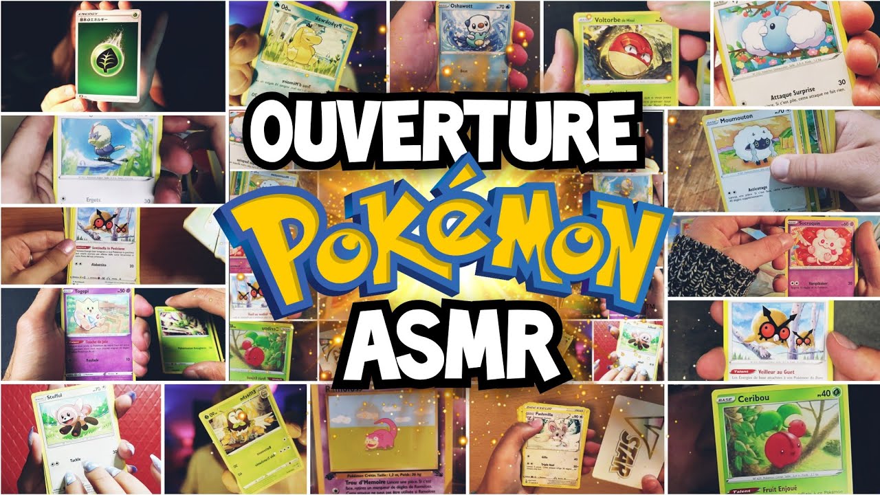 Ouverture ASMR Pokemon ULTIME 🌟 (Feat: @DimitriASMR, @Nylina_ASMR, @RoxaneASMR ect...)