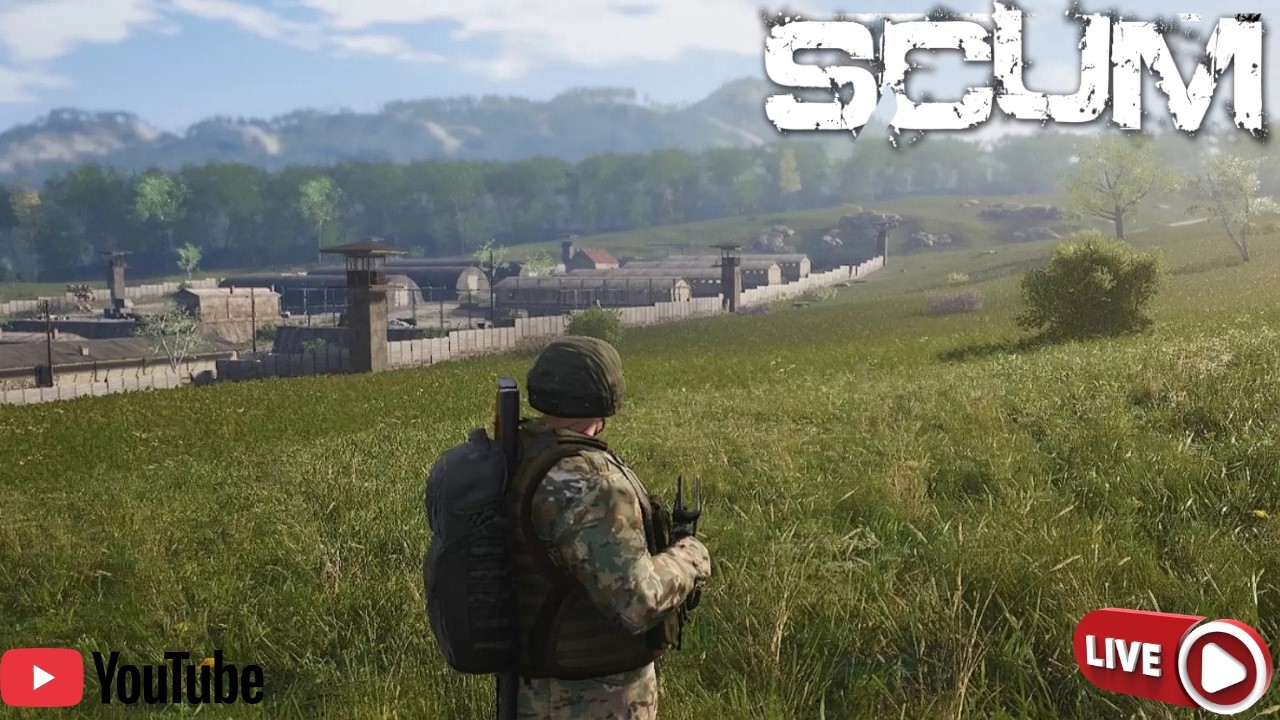24 HS AO VIVO SIM BORA #scum #survival #gameplay #pve  #gaming #aovivo #games #pc #online