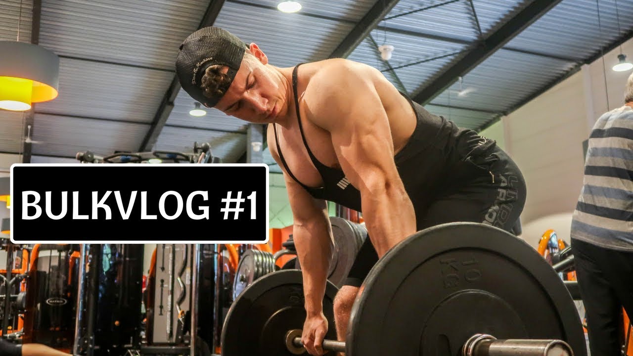 DIT MOET JE ETEN OM GROTER EN STERKER TE WORDEN! - BULKVLOG #1
