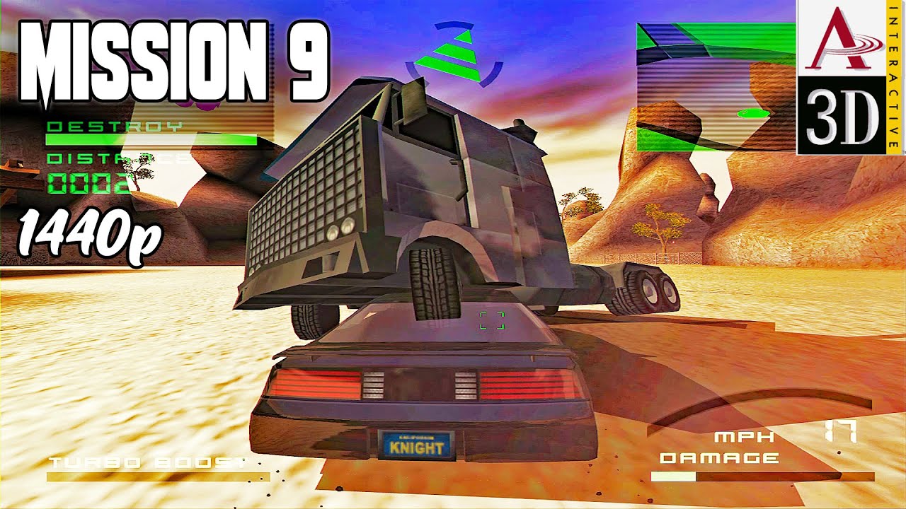 KITT против Голиафа | Knight Rider: The Game, Миссия 9 — Рогатка (1440p)