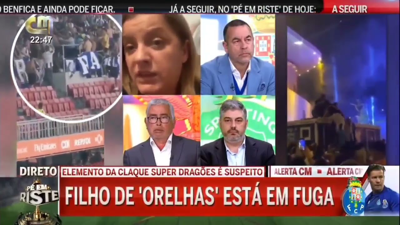 T&acirc;nia Laranjo exalta-se em direto na CMTV e fala de Fernando Madureira