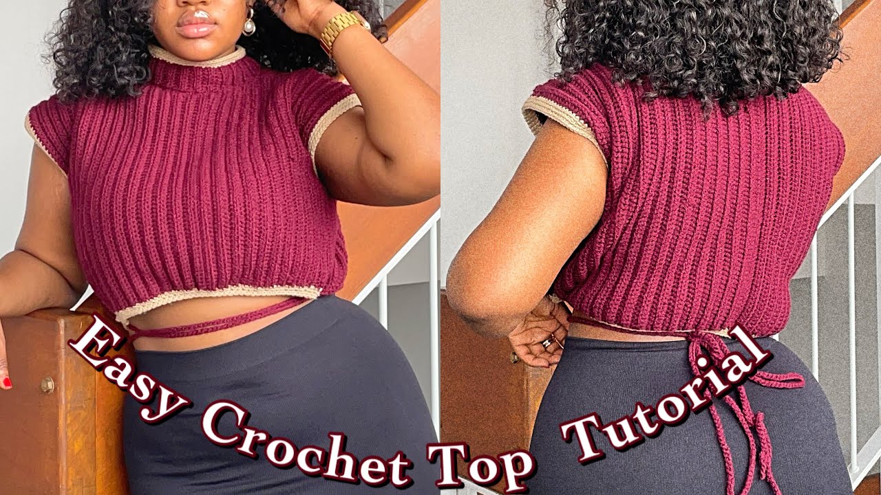 Another Easy Crochet summer Top tutorial