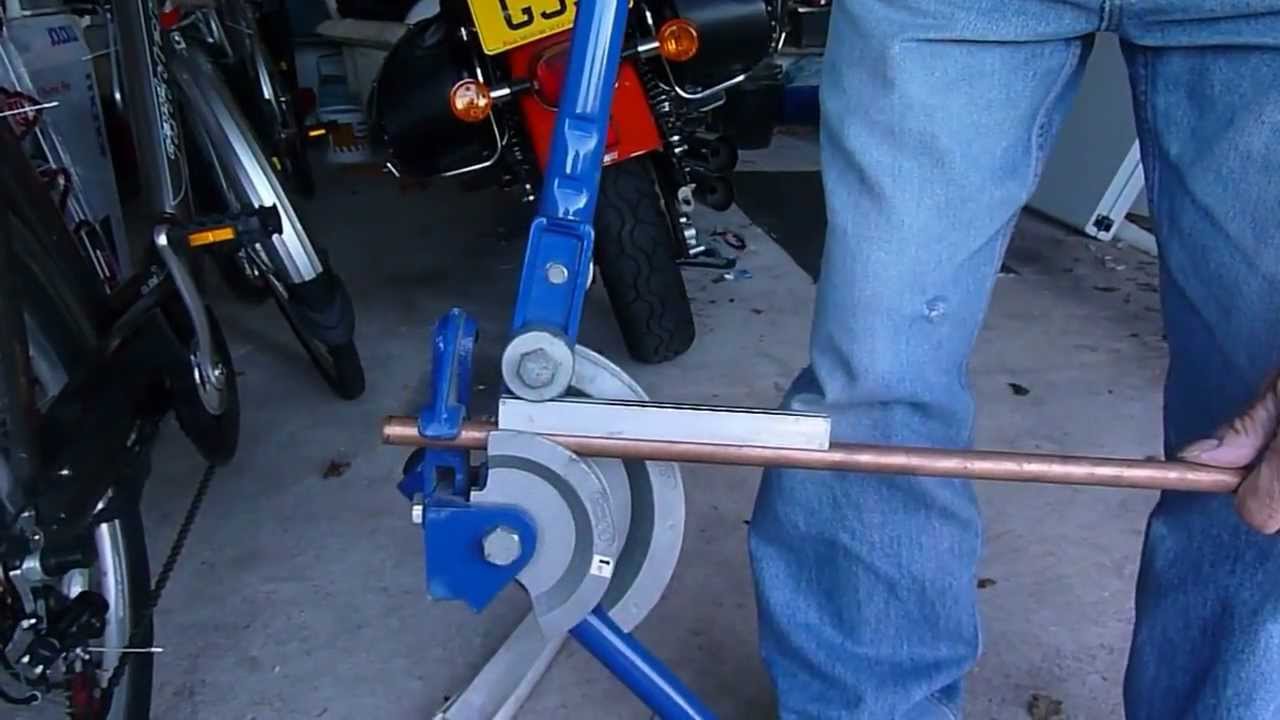How to bend copper tube. 15 or 22 mm copper pipe. Save money on expensive fittings.