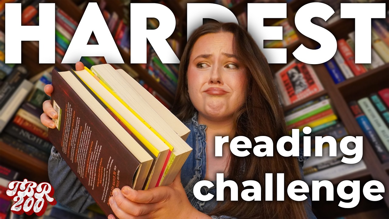 can I beat the HARDEST reading challenge on Booktube? 🥊 💥TBR200 ep18