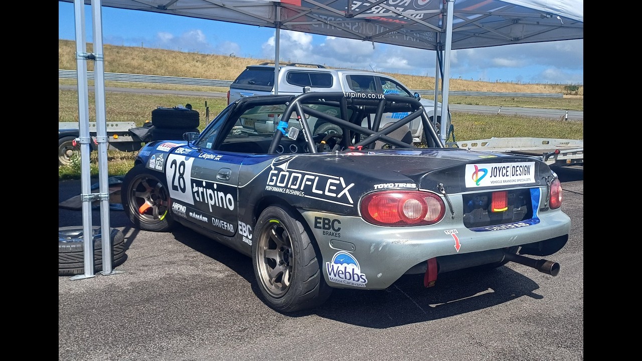 WE DID IT! 2 PODIUMS IN 1 DAY! Anglesey Coastal Circuit, MX5 Mk2. AFRC Rd3 Race 2