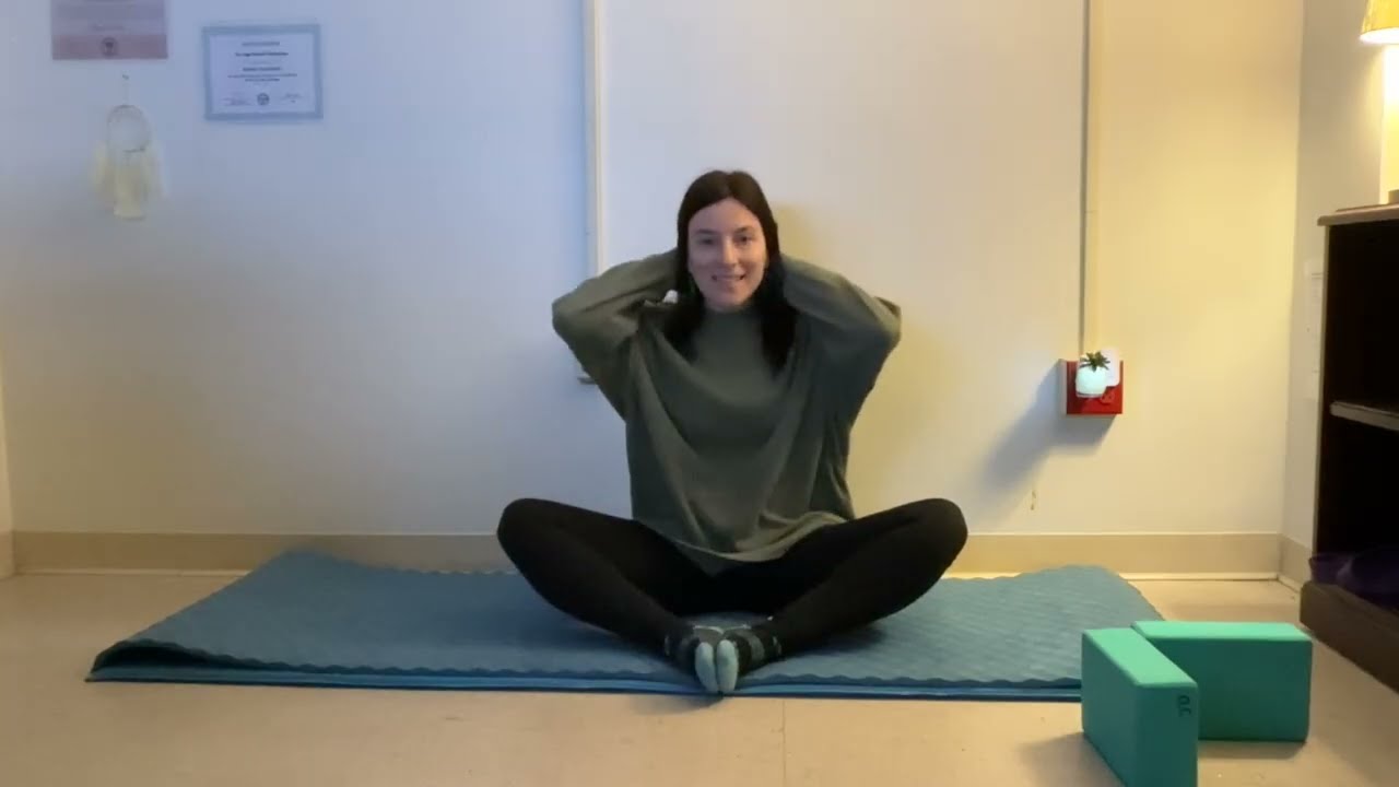 Yin yoga Butterfly Hip opener