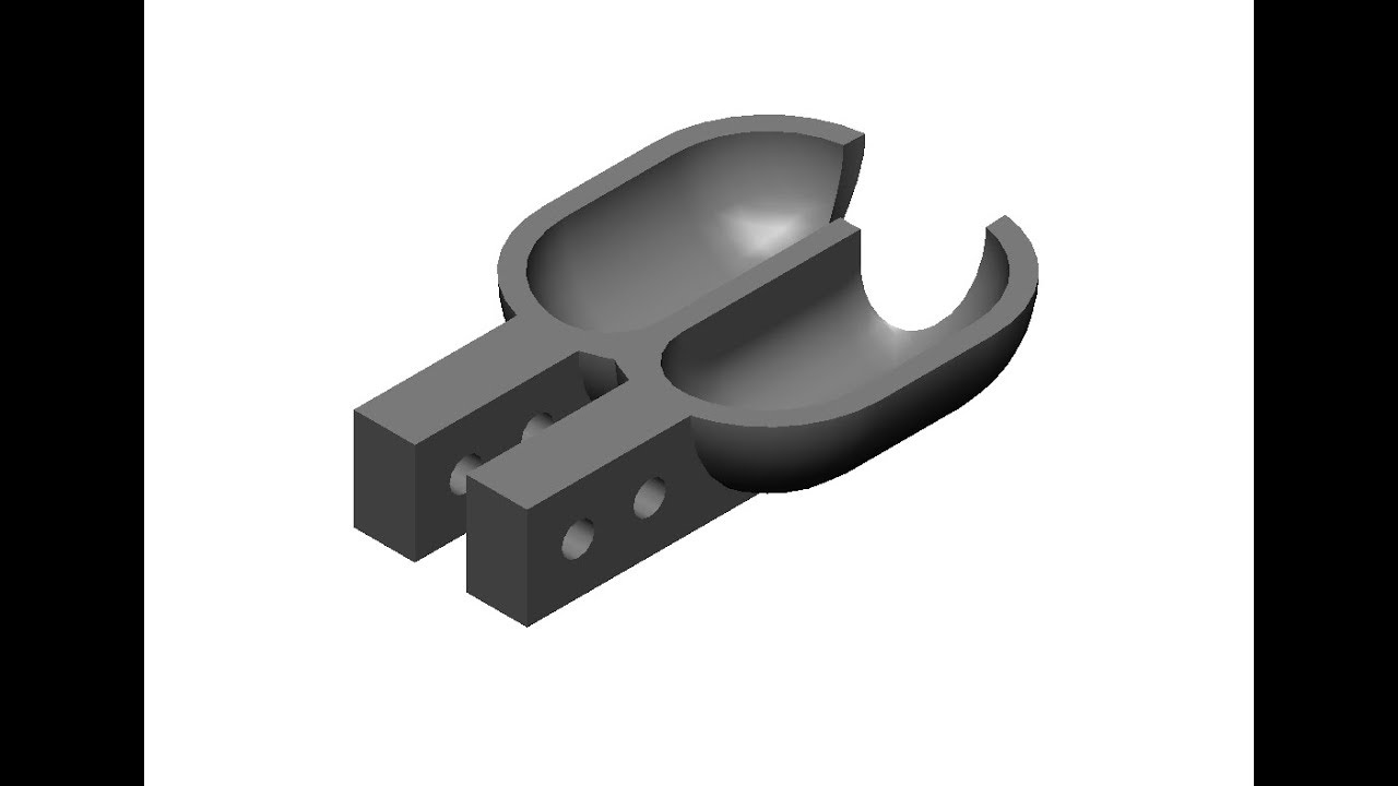 Pelton Wheel Bucket Design (Solidworks)