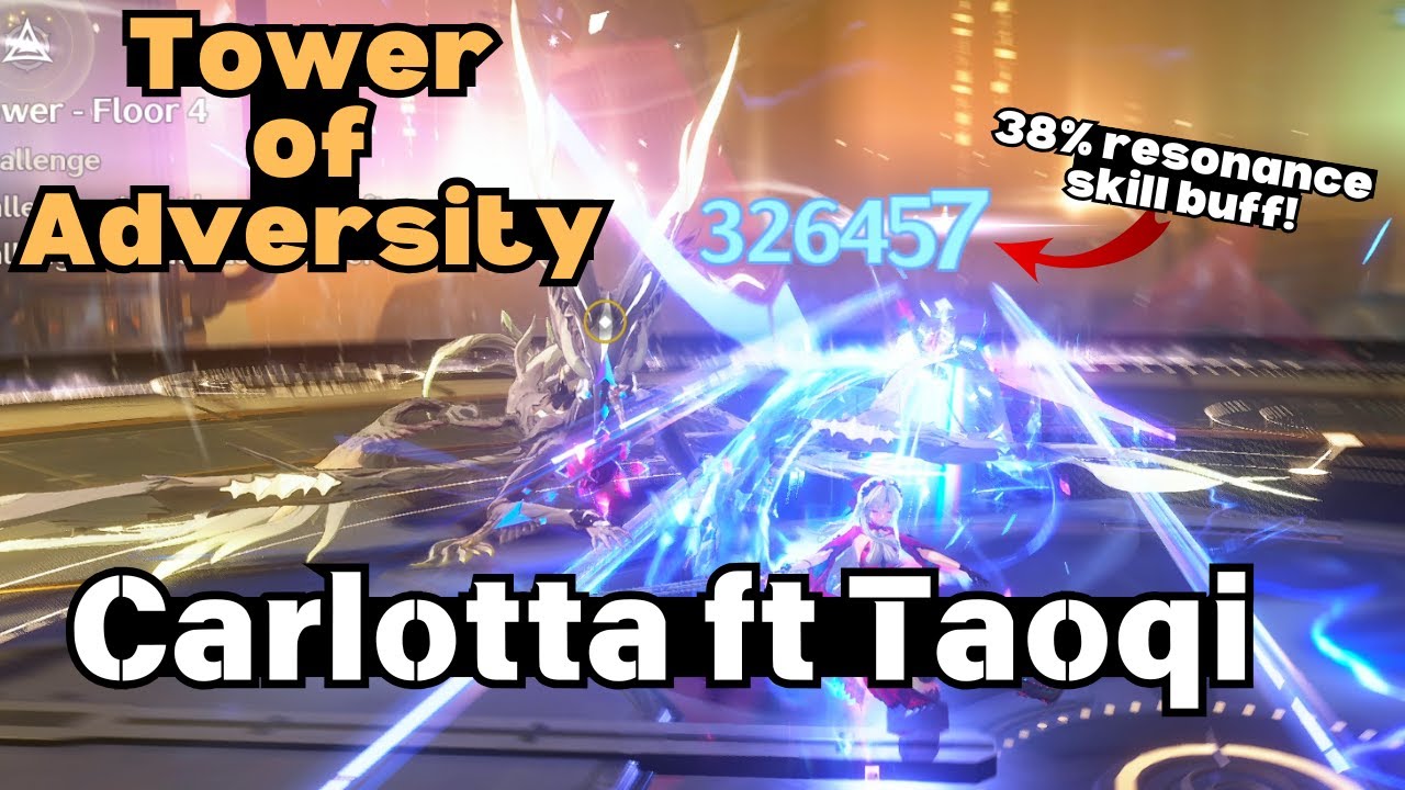 Carlotta ft Taoqi | Tower of Adversity Showcase ! [Wuthering Waves]
